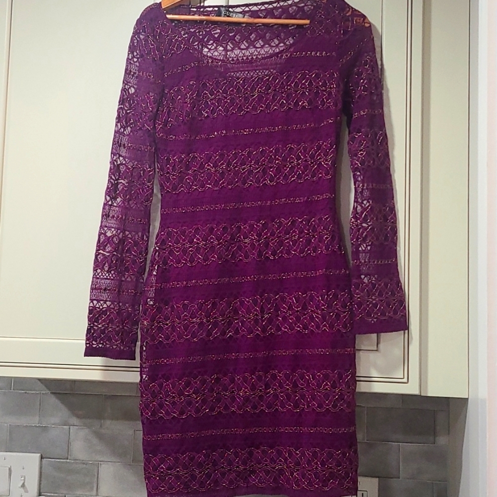 Guess Stylish Lace Dress. NWOT